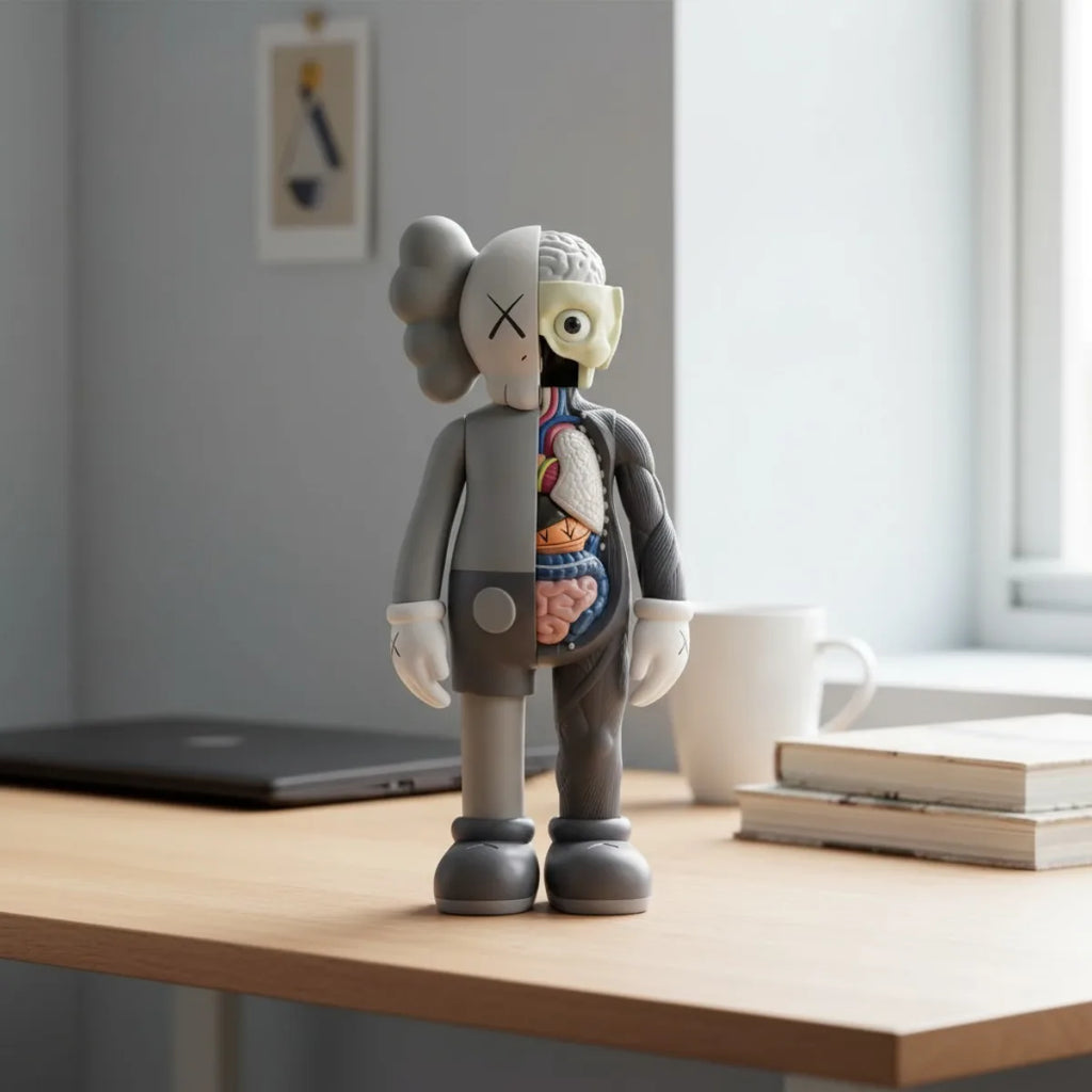 Violent Bear Action Figurine XX Statue Living Room Decoration Figure Table Sculpture Trendy Street Art Desk Ornament Toy Gift