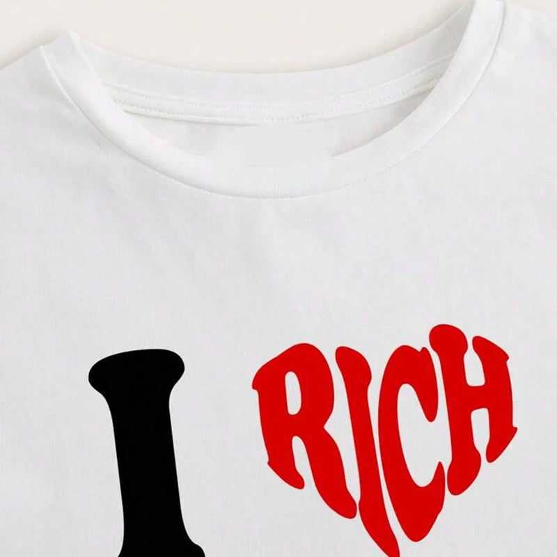 I love rich boy t-shirt