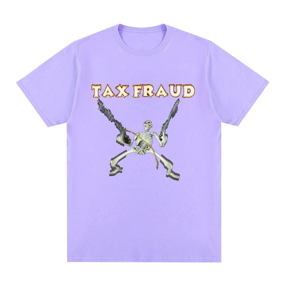 T- Shirt squelette TAX FRAUD