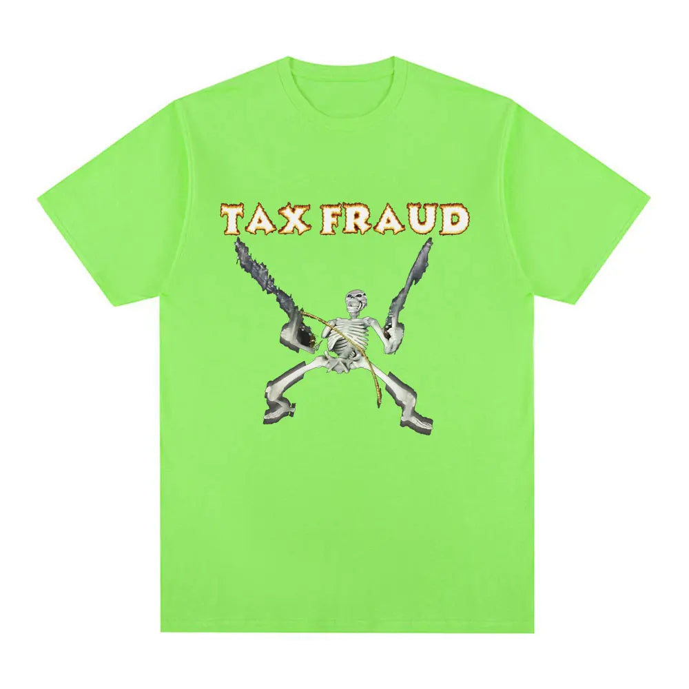 T- Shirt squelette TAX FRAUD