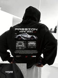 Men's casual hoodie alphabet print loose fit - Temu Bahrain streetwear 22ss men clothing hoodies hoodie men one piece haikyuu