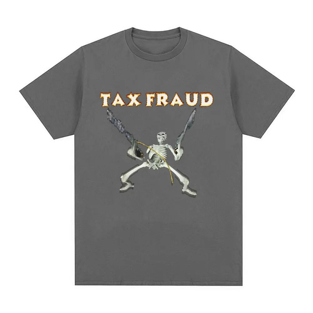 T- Shirt squelette TAX FRAUD
