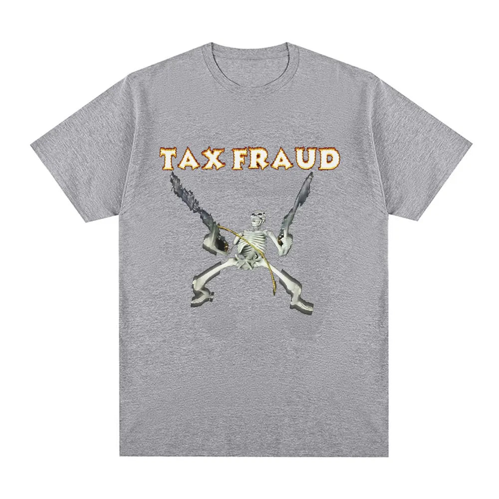 T- Shirt squelette TAX FRAUD