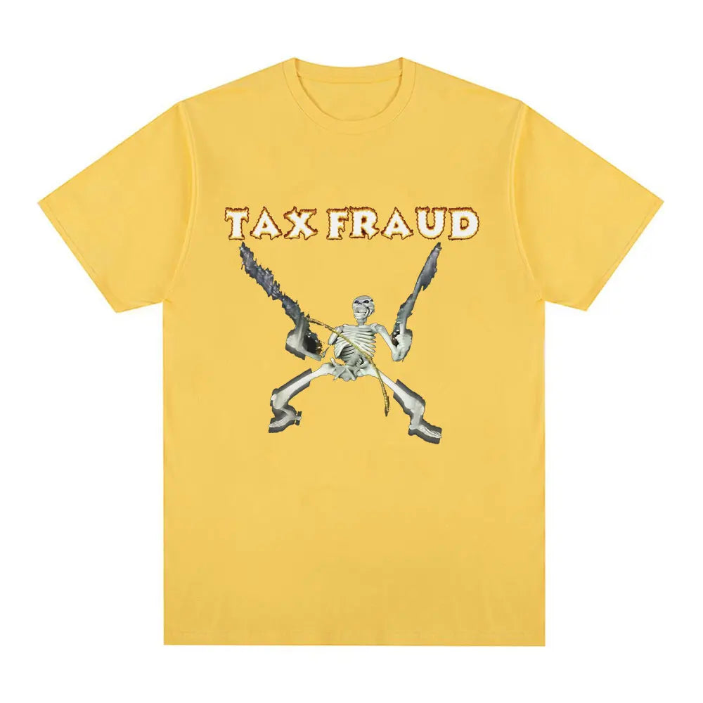 T- Shirt squelette TAX FRAUD