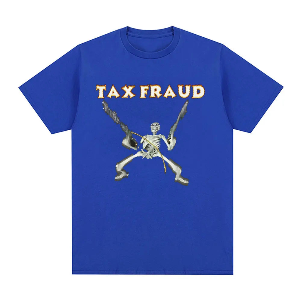 T- Shirt squelette TAX FRAUD