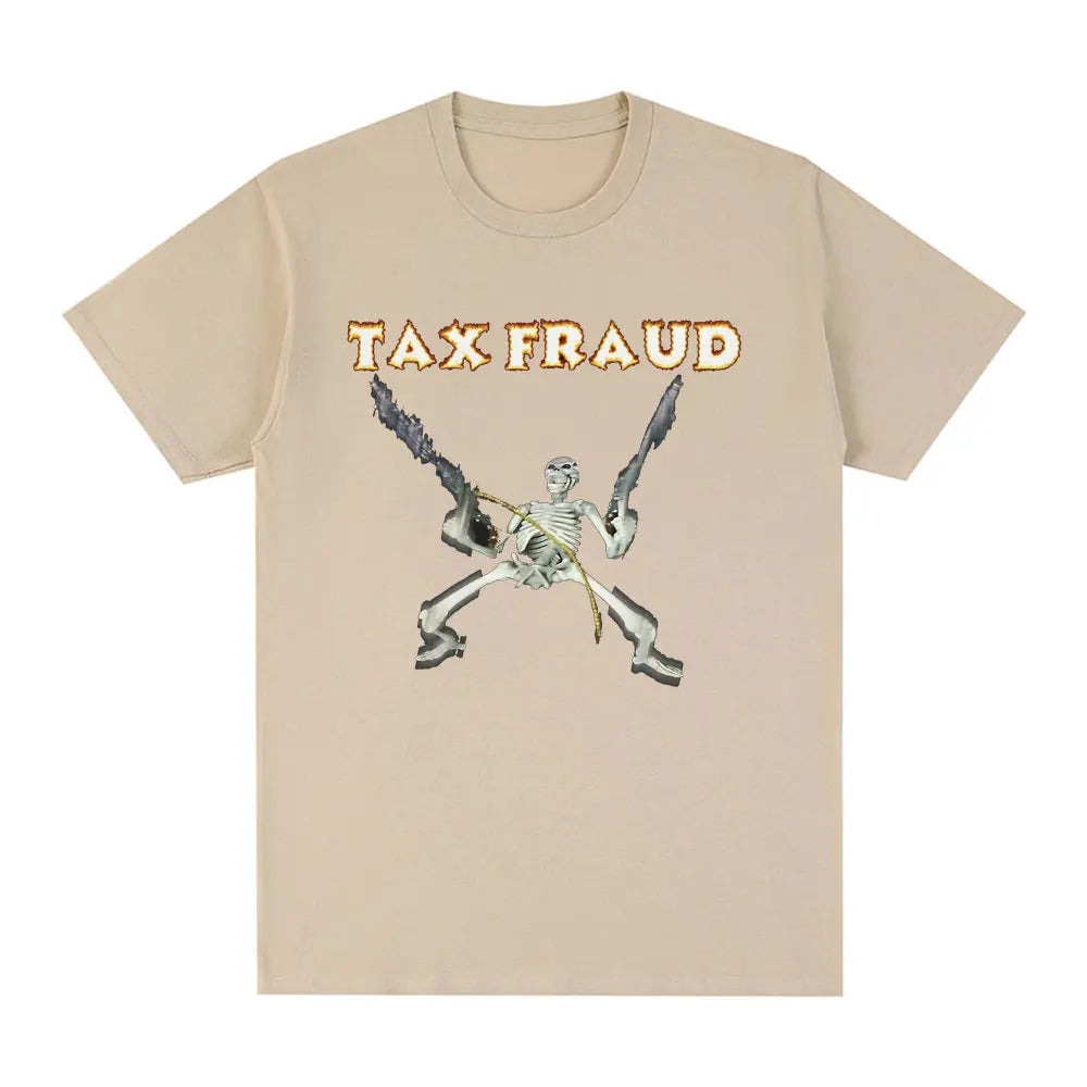 T- Shirt squelette TAX FRAUD