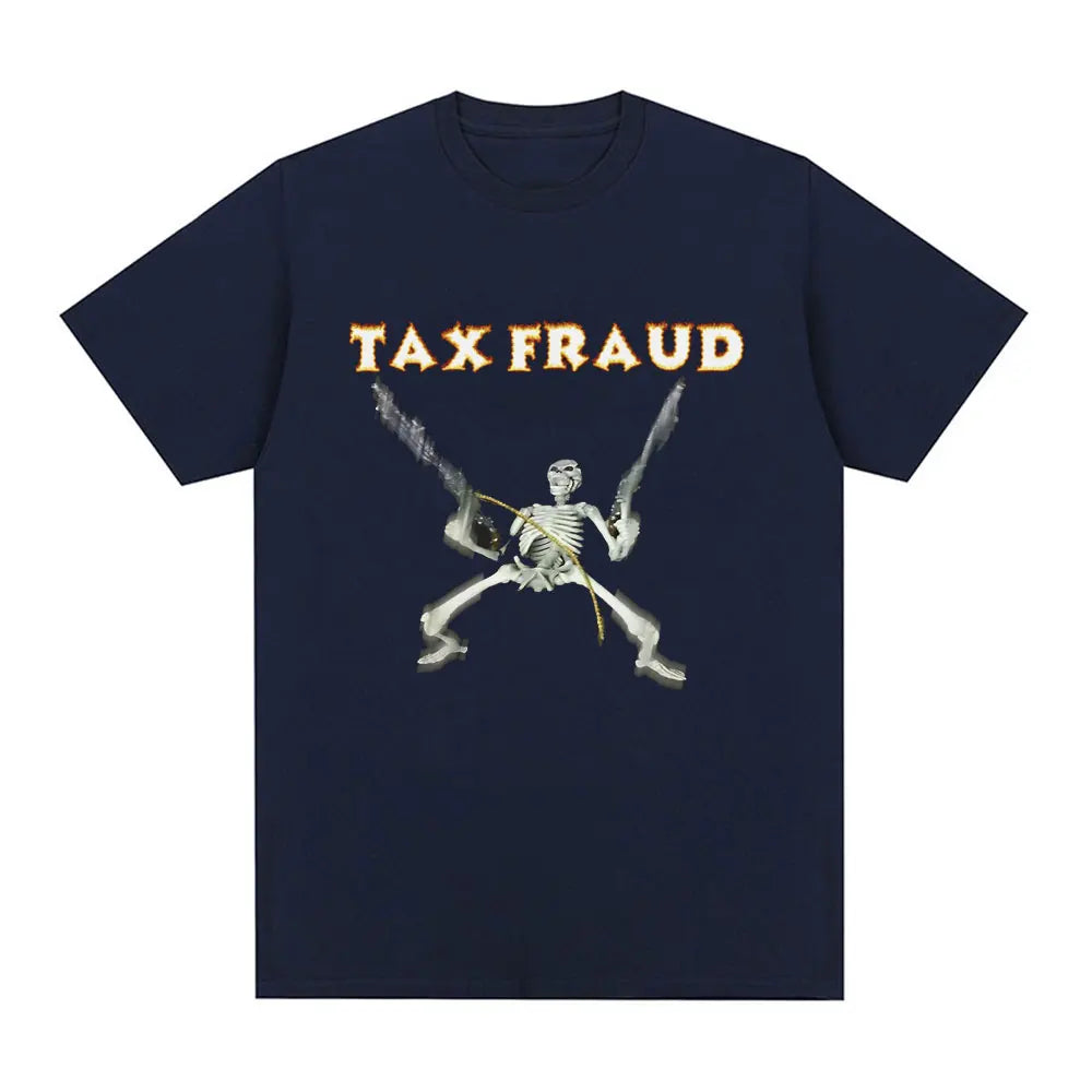 T- Shirt squelette TAX FRAUD