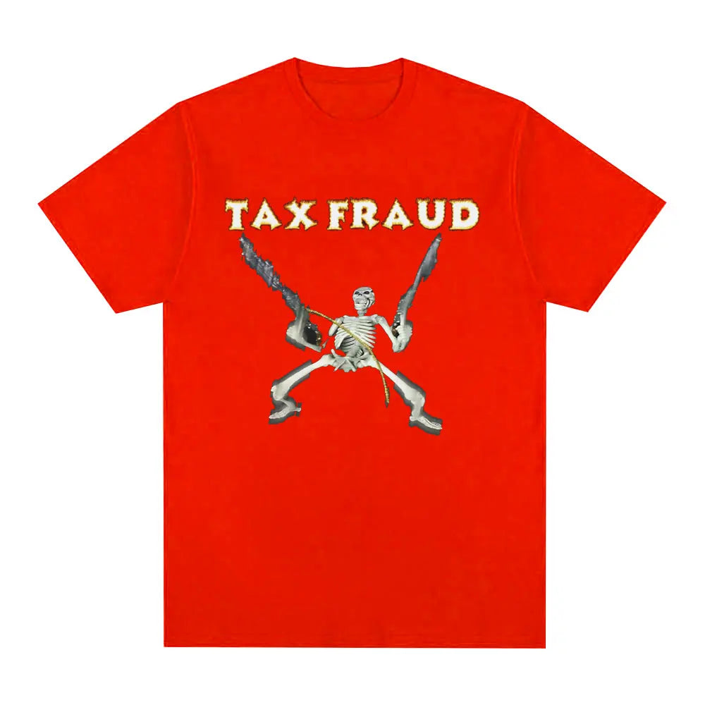 T- Shirt squelette TAX FRAUD
