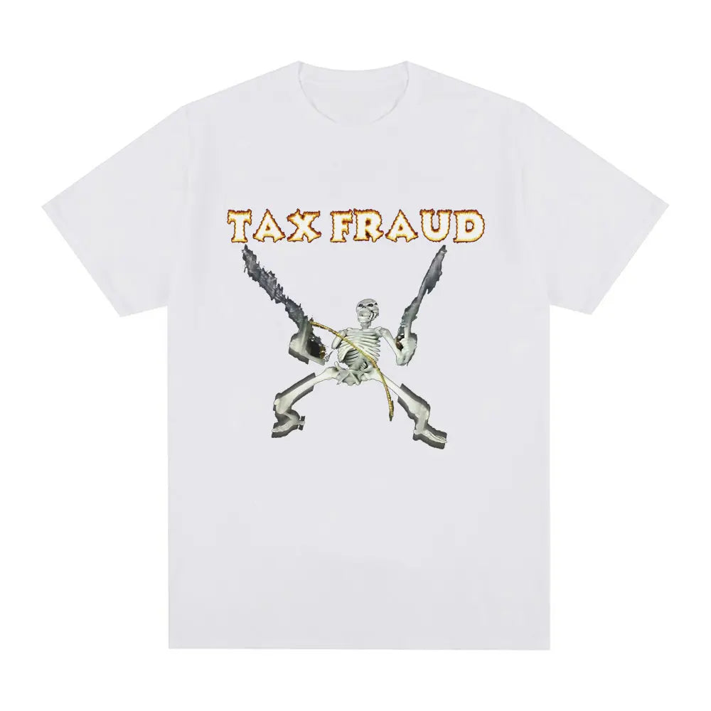 T- Shirt squelette TAX FRAUD