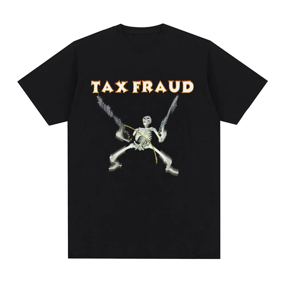 T- Shirt squelette TAX FRAUD